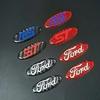 Car Sticker Car Steering Wheel Emblem Stickers Carbon Fiber for Ford Mondeo Mk3 Escape Ecosport Edge Focus Ranger Fiesta Kuga Ro