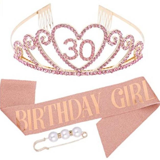 Party Accessories Digital Crown Birthday Party Crown Hair Accessories Party Tiara Crown Straps