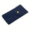 High-end Watch Storage Bag with Zipper, Portable Fleece Wristwatch Scratch-Proof Snap Button and Thickened Watch Pouch