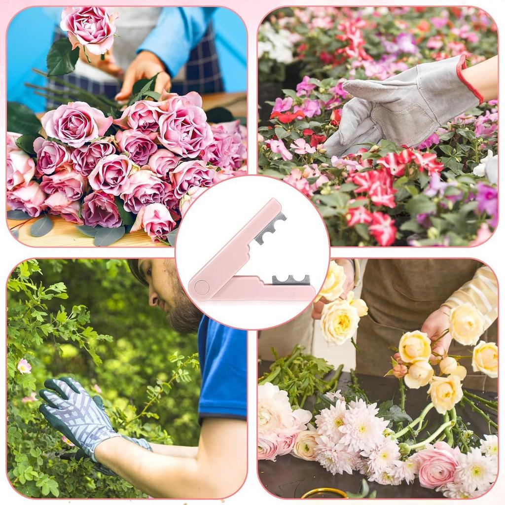 New Portable Rose Thorn Stripper Gardening Pliers Leaf Cut Remover Flower Stem Cut Remover Rose Thorn Remover Gardening Supplies