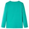 Kids Long Sleeve T Shirt Light Green Size 104