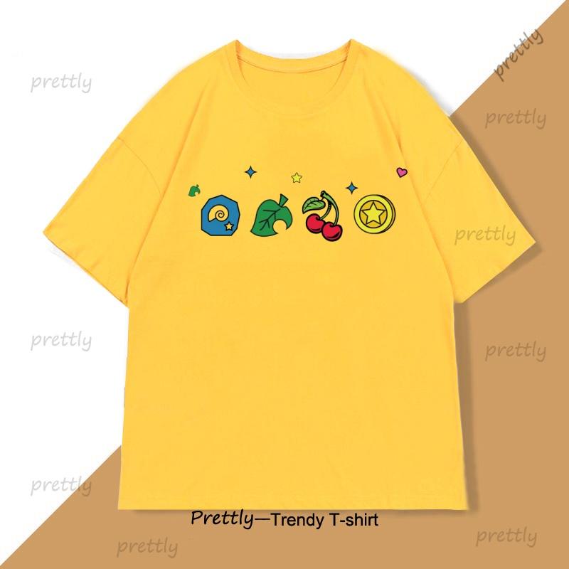 Animalcrossing Tshirt Unisex Unisex Gamer Graphic Tees Tshirt Cotton High Quality Printed Tshirts Tee Loose Short Sleeve Clothes