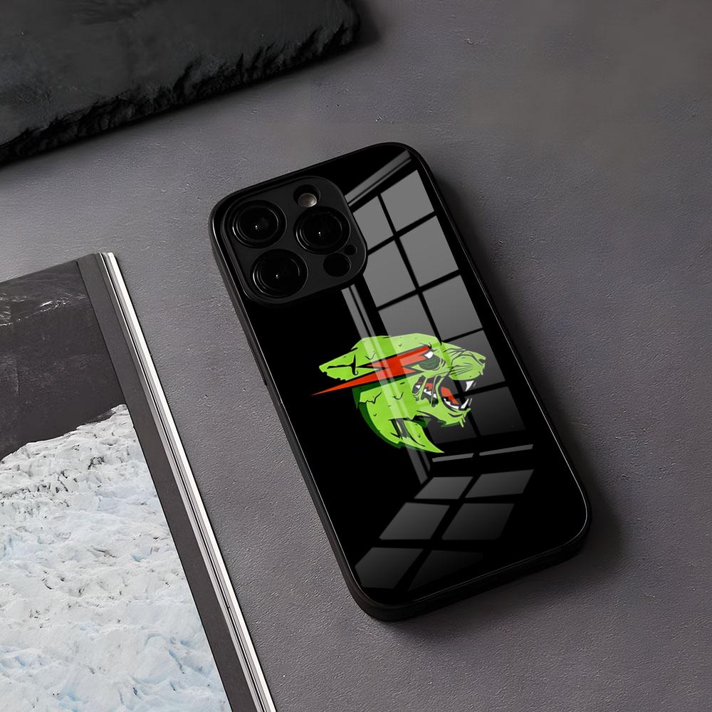 M-Mr Beasts Obal na telefon Pro IPhone 17 Air 16 E Pro Max 15 14 13 Mini 12 Pro 11 Max Plus Černý skleněný kryt