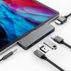 6in1 Latest iPad Pro Air Mini 6 Dedicated Docking Hub Hub 4K HDMI Output 60W PD Charging 5Gbps Data Transfer Headphone Jack Type C 5Gbps Data Transfer