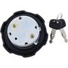 RD411-51122 Fuel Tank Cap With 2 Keys Compatible with Kubota Skid Steer Loader SVL75 SVL75-2 SVL90-2 SVL95-2 KX040-4 KX057-4 KX121-3S U35