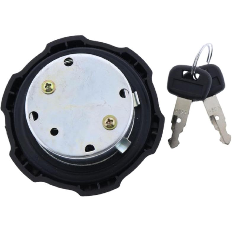 RD411-51122 Fuel Tank Cap With 2 Keys Compatible with Kubota Skid Steer Loader SVL75 SVL75-2 SVL90-2 SVL95-2 KX040-4 KX057-4 KX121-3S U35