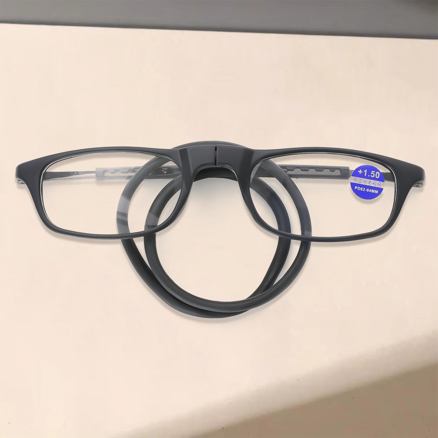 

Новые очки для чтения для мужчин и женщин, складные и портативные, с защитой от синего света, ультралегкие, с защитой от падения +150