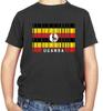 Uganda Barcode Flag Kids T-Shirt - Kampala - Africa - Country - Flags - Travel
