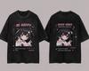 Cute Anime Girl Washed T-Shirt Kawaii Graphic Streetwear Tee
