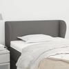 Exclusive House - Headboard with Ears Dark Grey 83x23x78/88 Cm Fabric