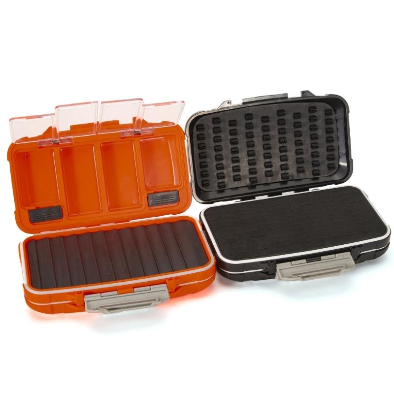 Durable Fly Fishing Tool Kits Box Four-sided Waterproof Fishing Fly Box Easy-Grips Fishing Gear Combos Fly Fishing Box