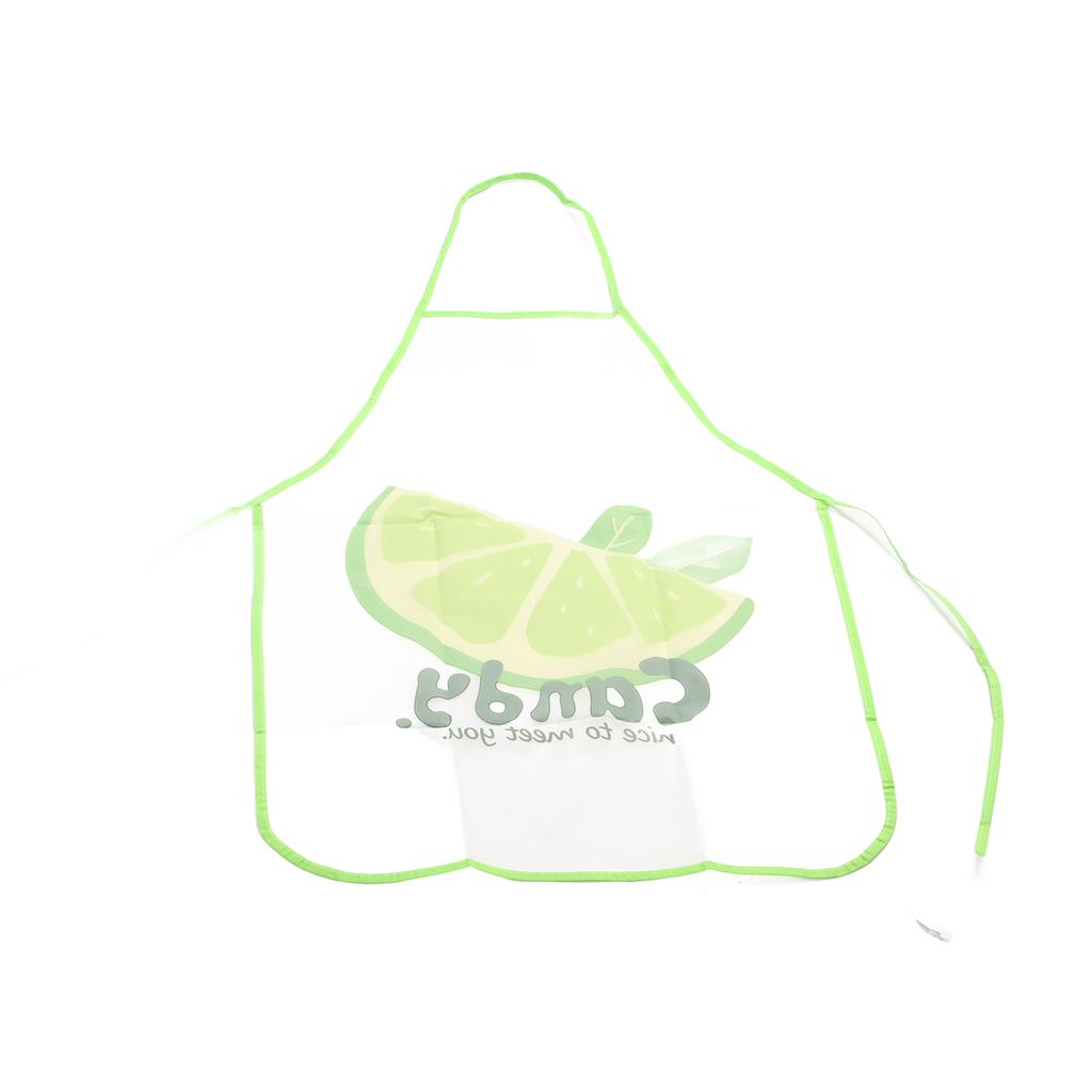 Cute Fruit Cartoon Pattern Kitchen Cooking Apron for Women Men Lemon