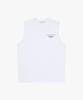 GOALSTUDIO Air Mesh Stack Logo Sleeveless-White