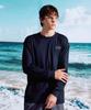 Leijibi Dry-Cooling Oversized Top Long Sleeve Rash Guard W Black 2