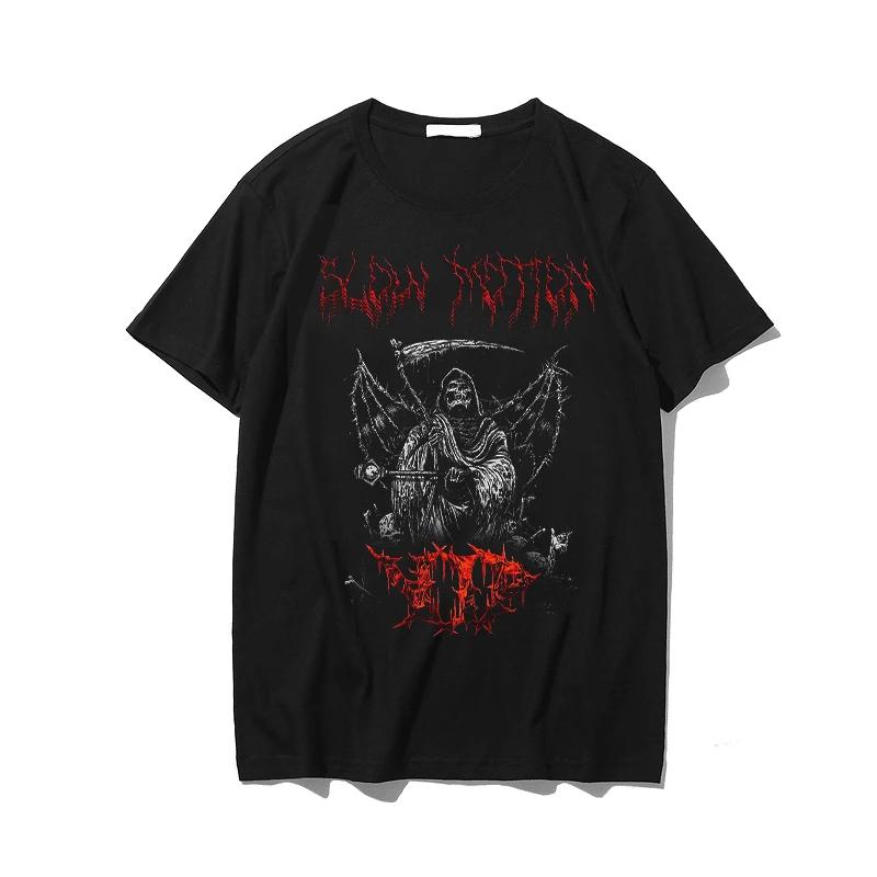 Oversized T-shirt Gothic Dark Men Women T Shirt Graphic Tee Punk Clothes Harajuku Streetwear T Shirt Hip Hop Short Sleeve Tops