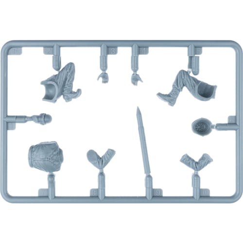 Miniart 1/35 Scale German Elite Riflemen (4-Piece Set) Plastic Model Kit MA35467