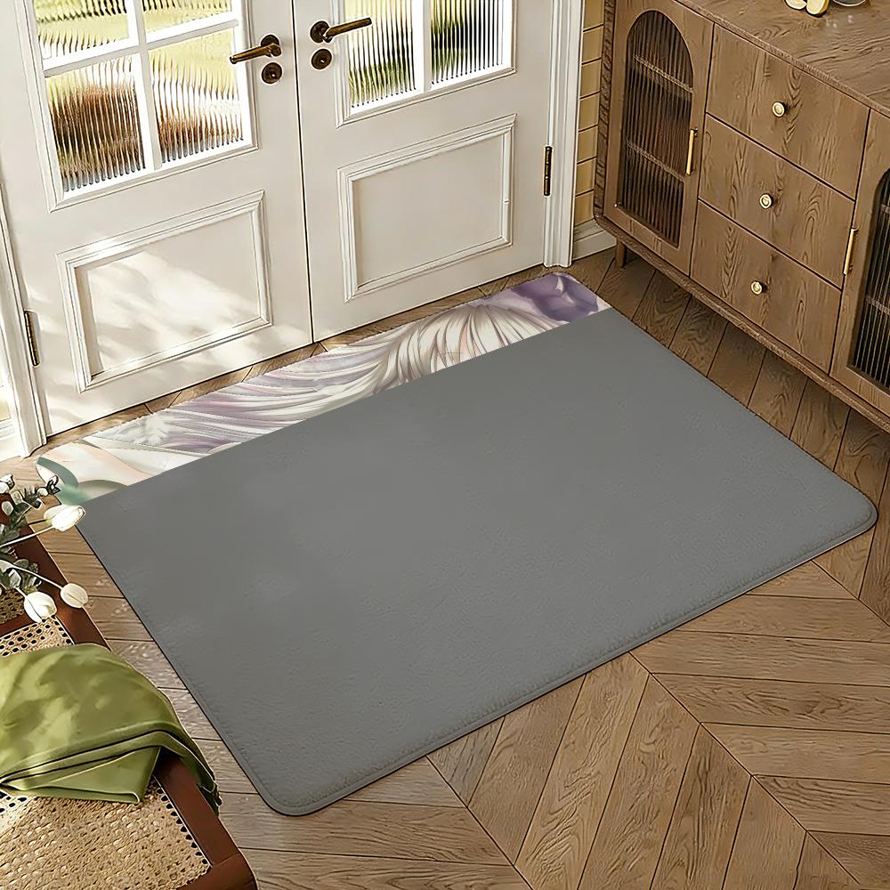 Yosuga no Sora Floor Mat Soft Thickened Absorbent Non-Slip Bedroom Living Room Door Mat Home Decor Flannel Rugs