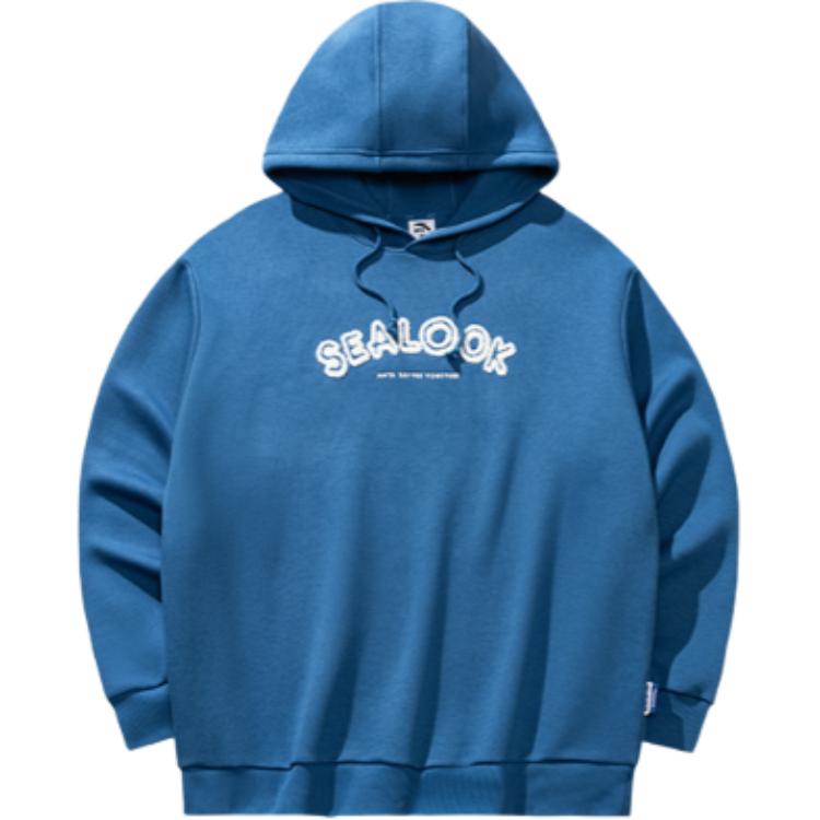 

Anta Худи с надписью на спине X Seal Look Collaboration Удобный Мягкий Дышащий Универсальный Свободный Свитшот Унисекс худи 972538703-3 XS