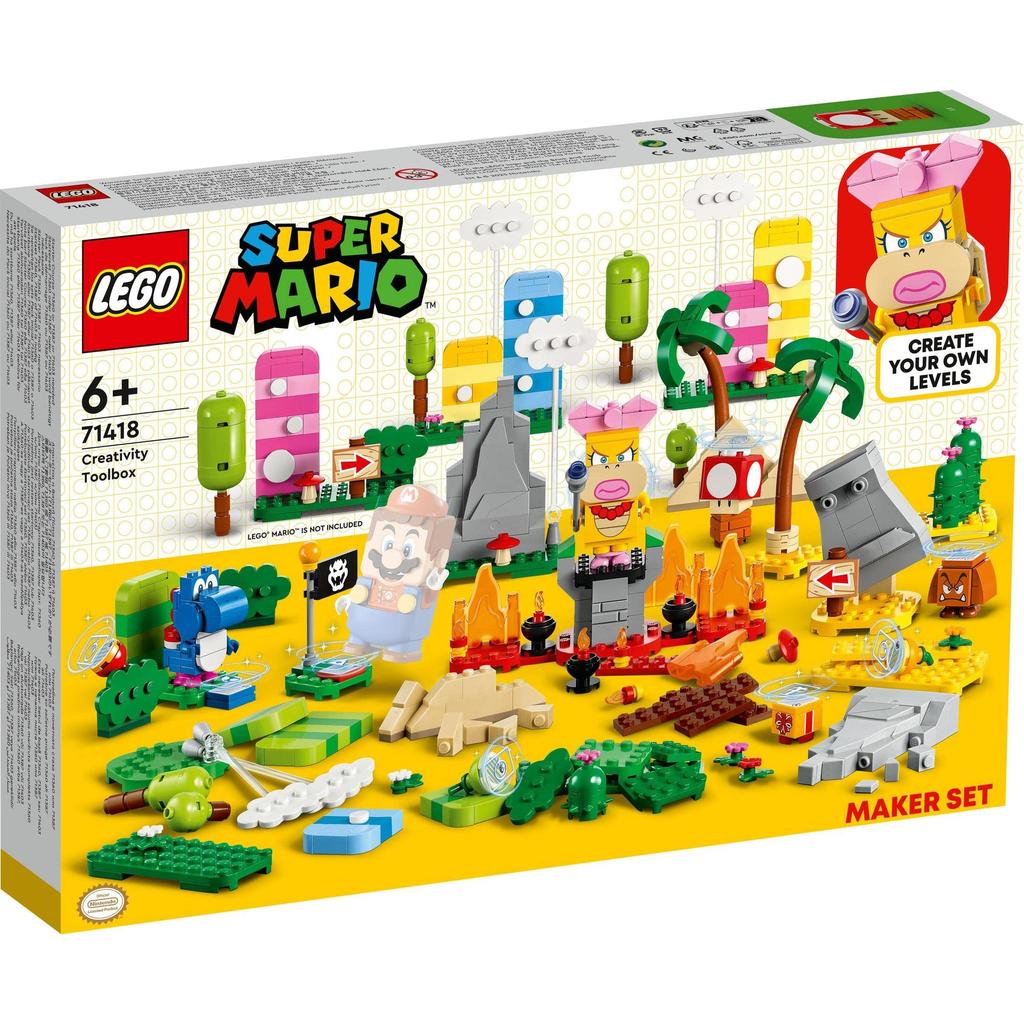 LEGO Super Mario Creative Box 71418, Toy Blocks, Gift, Adventure, Boys and Girls, Ages 6 and Up