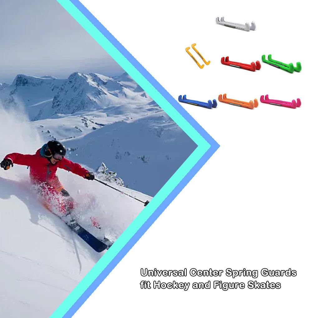 Adjustable Ice Hockey Figure Skate Covers Plastic Lightweight Skate Guard