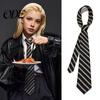 Belt Unisex Tie, Striped Print Necktie, Retro Style Adjustable Length Versatile Casual Accessory Dress Fashionable for Wear Everyday