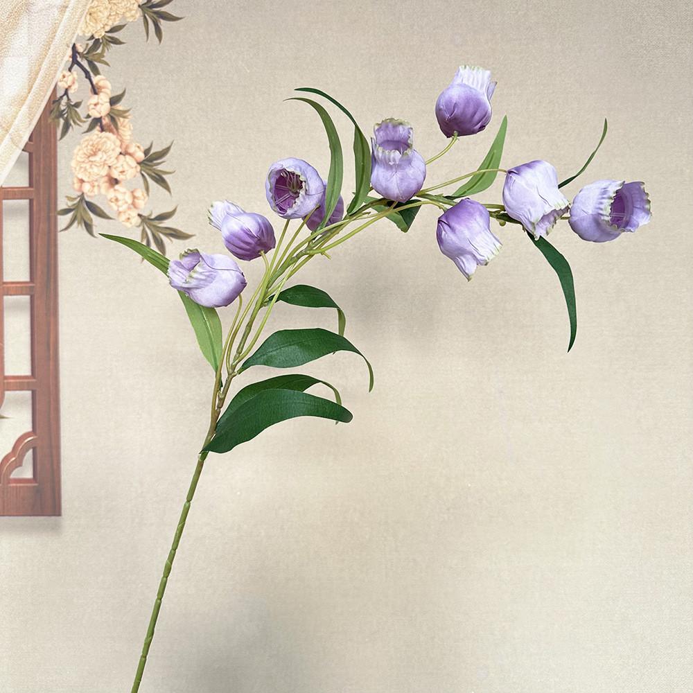 Chime Hydrangea Wind Lily Artificial Flower Wedding Party Home Gift Decoration