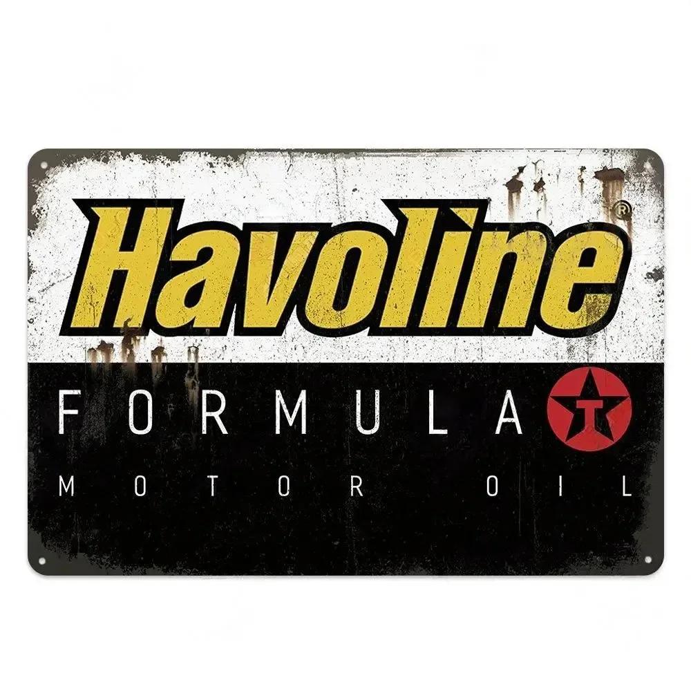 Engine Lubricate Oil Garage Wall Decor Metal Tin Sign Vintage Rusty Crafts Poster Signs Motor Car Shop Decor Tinplate Plaques