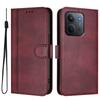 For Xiaomi Redmi 15C 4G (171mm) Cases Wallet Stand Retro Texture Leather Phone Cover with Lanyard