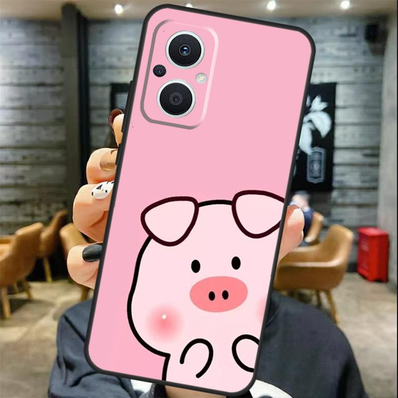Adorable Cute Pigs Piglets Case For OPPO Find X5 X2 X3 Lite Neo X6 Pro OPPO Reno 6 7 8 Lite 2 3 4 5 Z 8T Cover Funda
