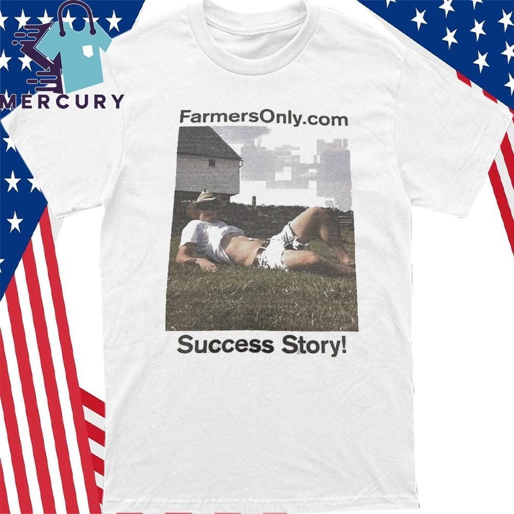 FarmersOnly.co wbr/ m Success Story Shirt Unisex T-Shirt XL