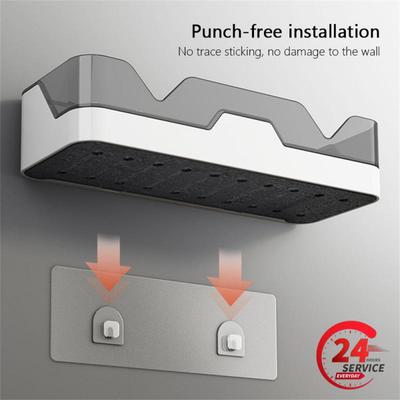 Bathroom Shelf WC Shampoo Holder Shower Shelves Wall Mount Kitchen Storage Basket Cosmetic Rack Home Organizer Bath Accessories