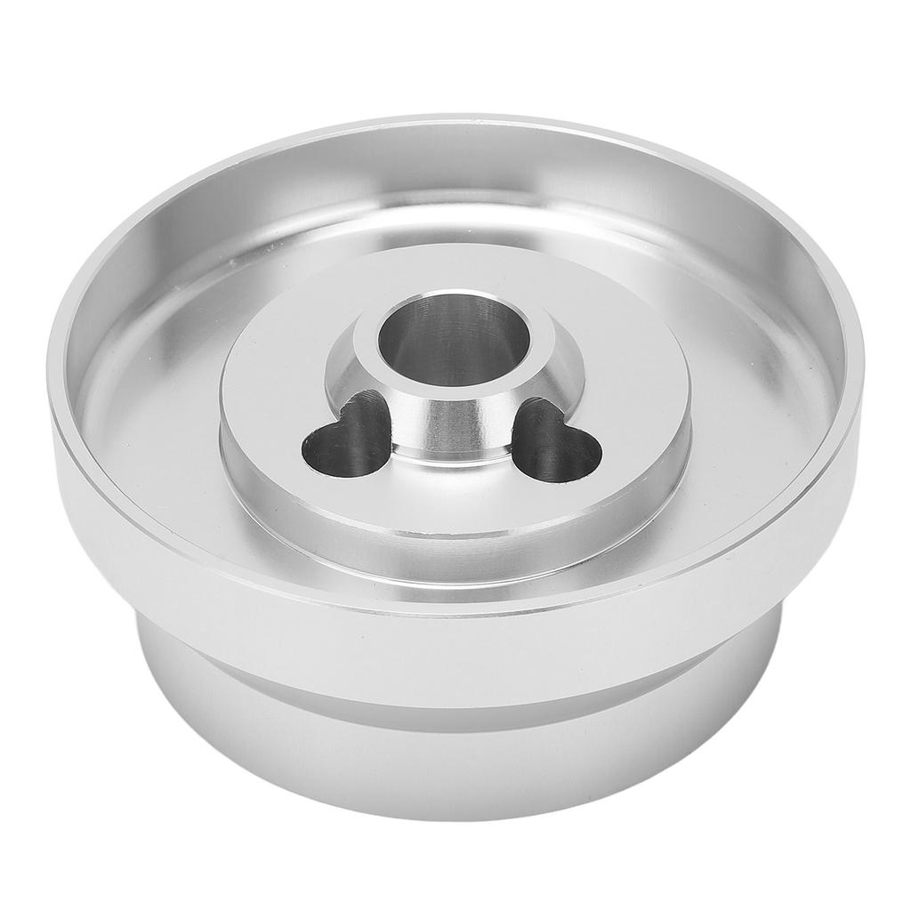 5 6 Hole Steering Wheel Short Hub Adapter Aluminum Replacement for JEEP Wrangler 1976‑1995 Silver