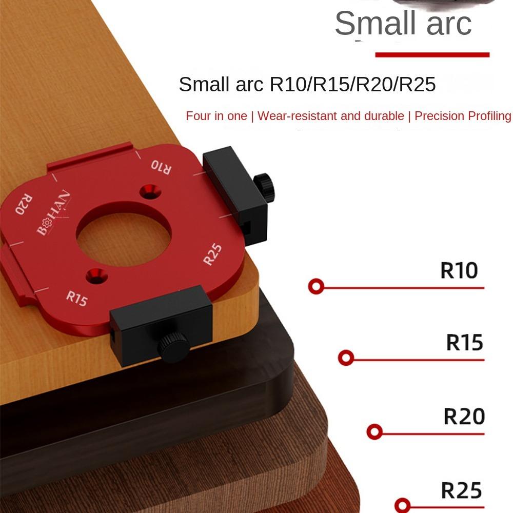 1/2pcs Woodworking Round Corner Positioning Mold Reusable Woodworking Router Templates