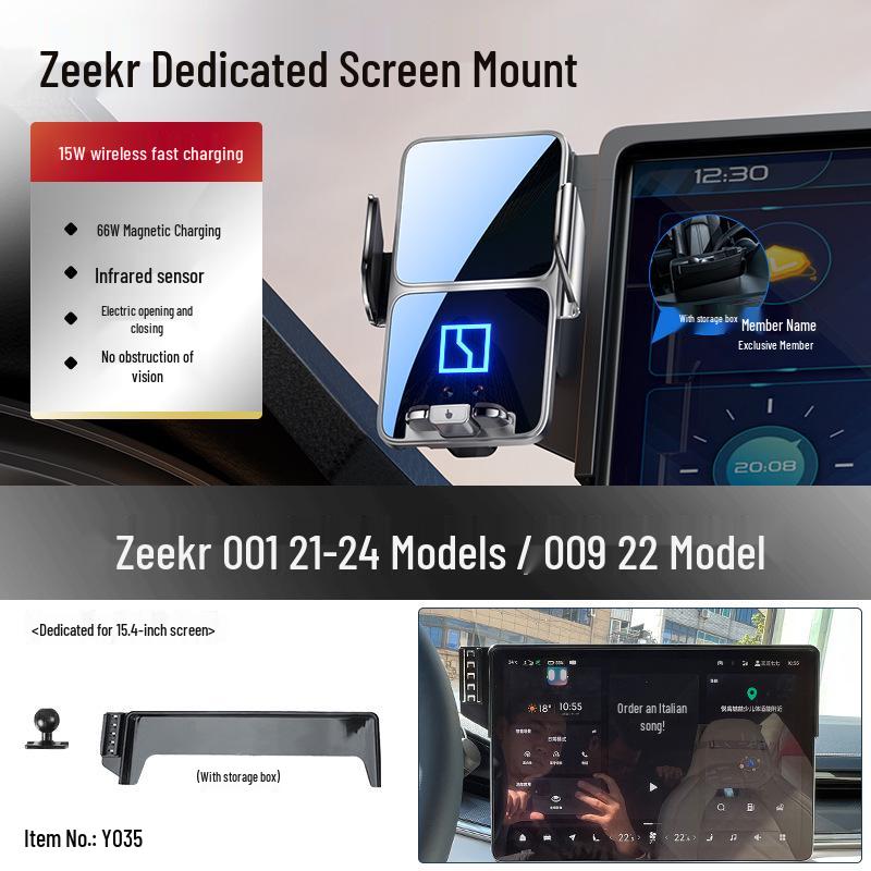 Držák na telefon do auta Zeekr: 25 modelů pro 001, 007, 7X, 009, MIX