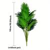 Green Realistic Artificial Plant (Approx. 32.28 Inches) - Long Stem Large Leaves for Indoor/Outdoor Decoration Plant Decoration