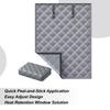Winter Thermal Insulation Curtains 3-layer Cotton Thermal Insulation Blanket Windproof Buckle Fixed Curtains For Patio Doors