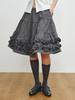 Peullijeupeulojegteu Can_Can Frill Skirt, Charcoal