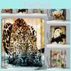 Horse Printed Animals Eagle Leopard Bird 3d Bath Curtains Waterproof With Hooks