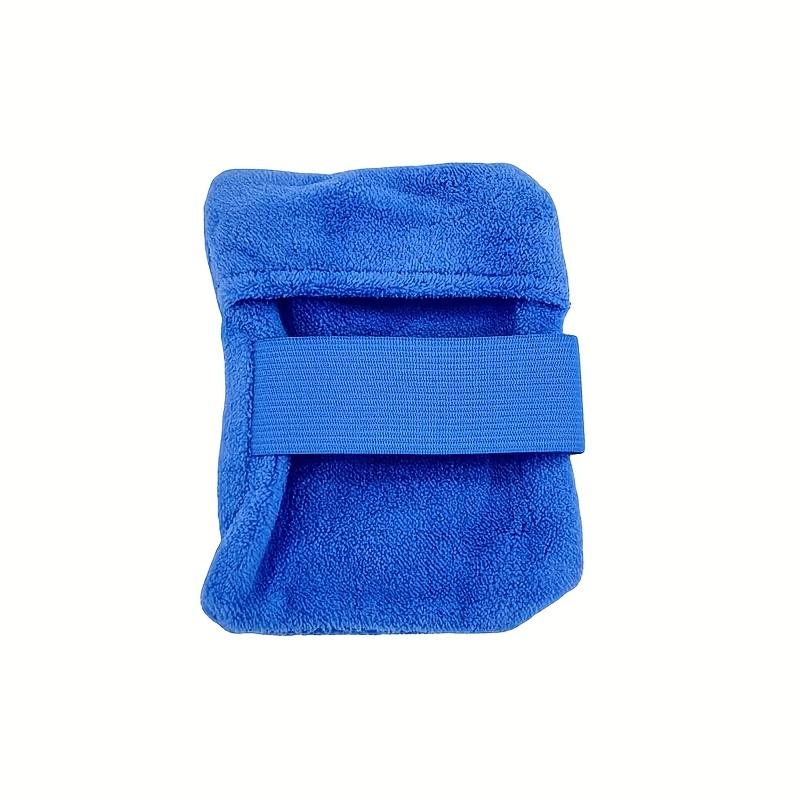

Portable Beach Sand Remover Glove Soft Reusable Sand Free Towel For Swimming Pool Beach Trips And Outdoor Camping Use синий
