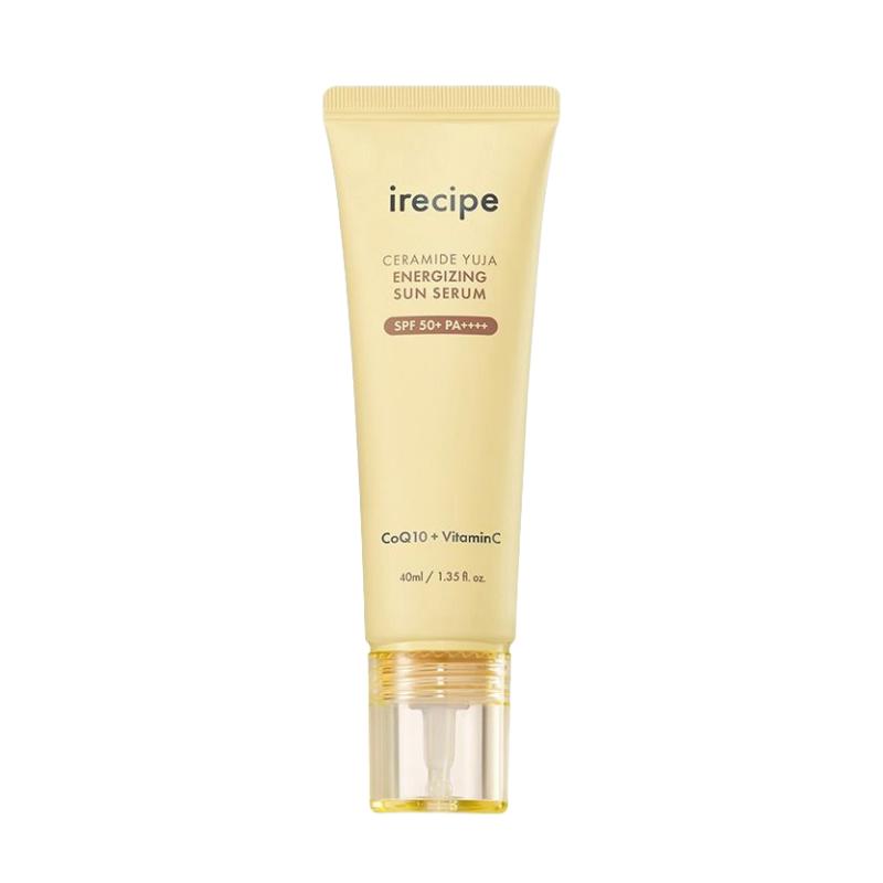 [iRecipe] Ceramide Yuzu Energizing Sun Serum (40ml) - Advanced UV Protection Shield & Brightening Moisture Booster