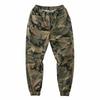 Men's Camouflage Multi-Pocket Cargo Pants Men's Outdoor Drawstring Cargo Pants