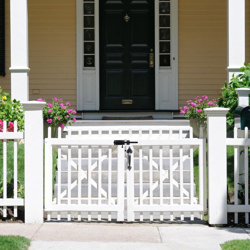 Stainless Steel Door Lock Solid Sliding Bolts Latches Hasp Bedroom Door Lock with Screws for Internal Door Enduring