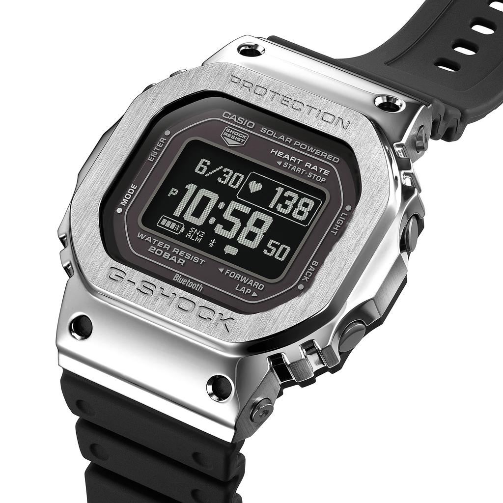 Casio G-SHOCK Men's Stainless Steel 200M Water Resistant Digital Shock Resistant Quartz Watch GM-H5600-1