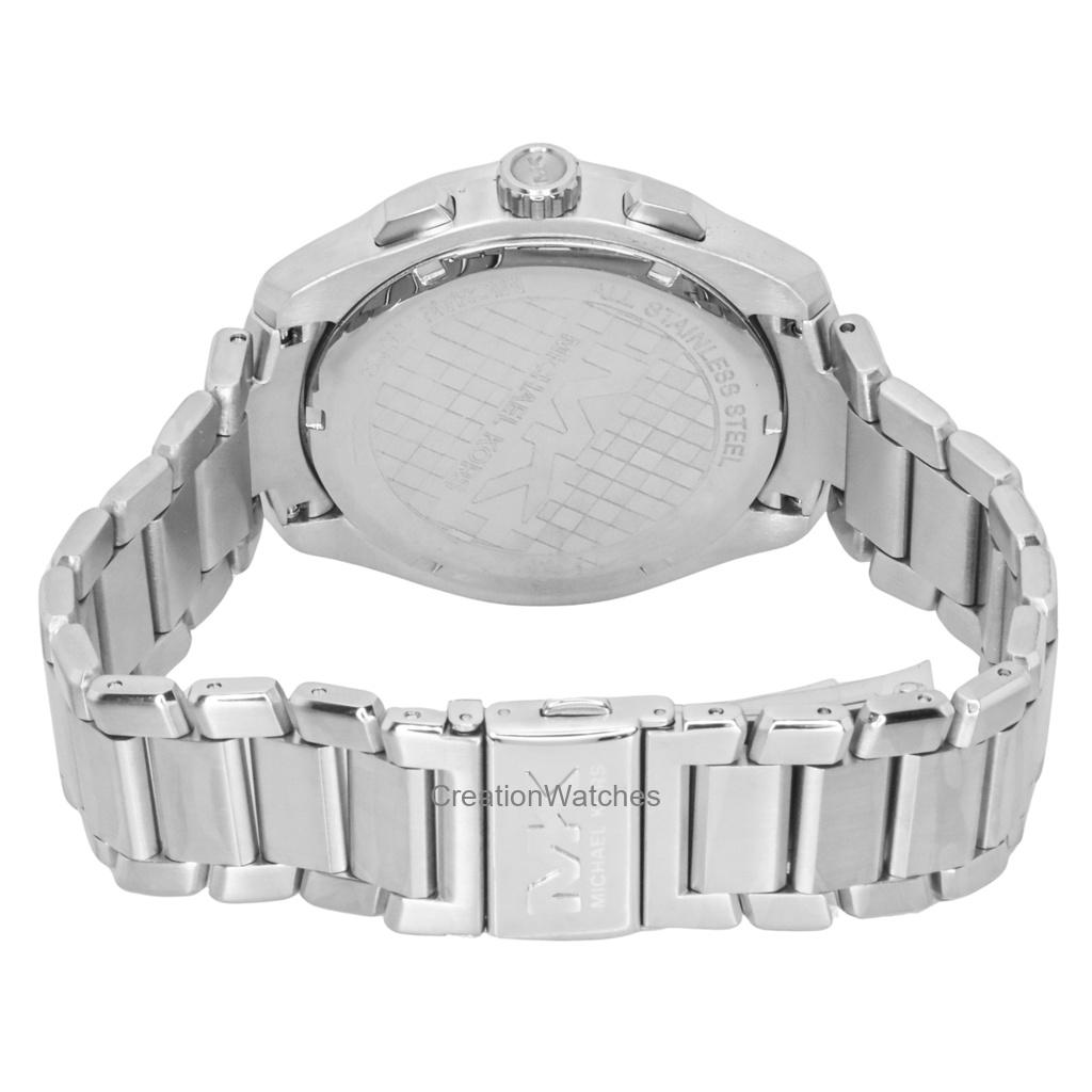 Michael Kors Oversized Accelerator 2.0 Cronografo Acciaio Inossidabile Quadrante Nero Quarzo MK9176 Orologio da Uomo