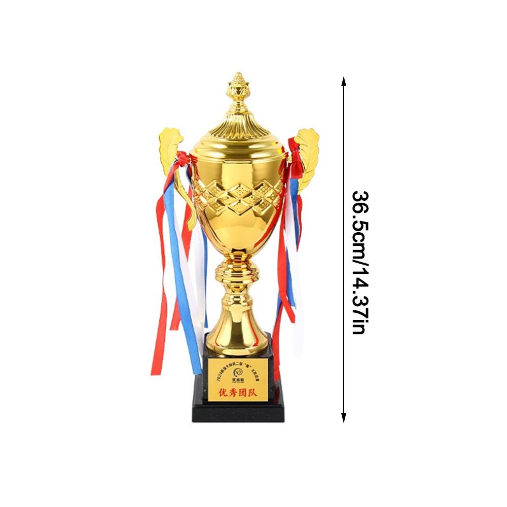 Metal Model Trophy Cup 36.5/41.5/47/52CM Champion Trophy  School Rewarding 36.5CM