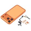 Back Housing Cover with Appearance Imitation of iP17 Pro for iPhone XR(Orange)