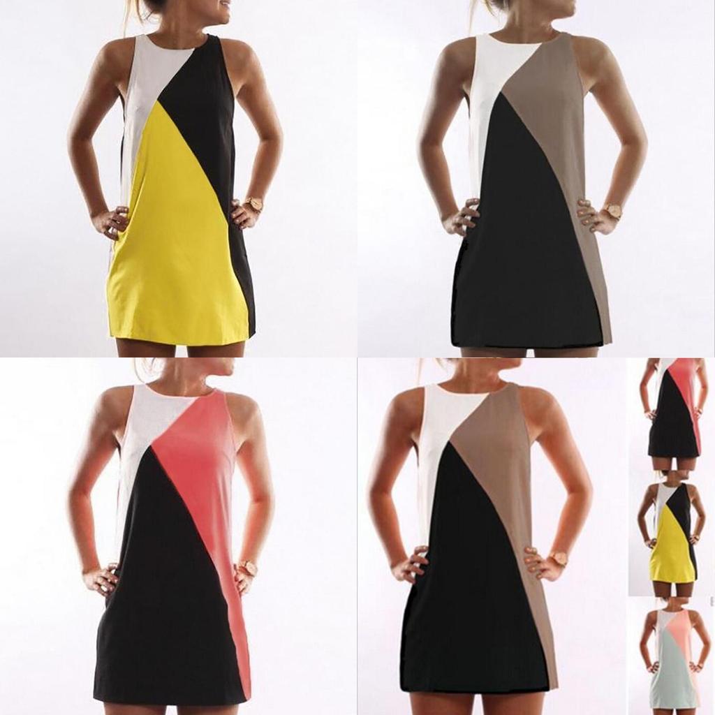 Women Sexy Sleeveless Dress Elegant Mini Dress Ideal For Parties And Casual Events**