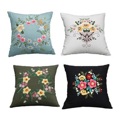 Christmas Sewing Kits Pillow Case Craft Kits Embroidery Pillow Covers Kits Embroidery Cushions Kits
