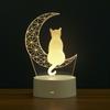 3D LED Night Light: USB Bedside Lamp & Luxury Commemorative Gift