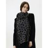 Millennium Style Retro Leopard Print Knitted Fringed Scarf Women's Autumn and Winter Thickened Warm Fashionable Eye-catching High-end Scarf